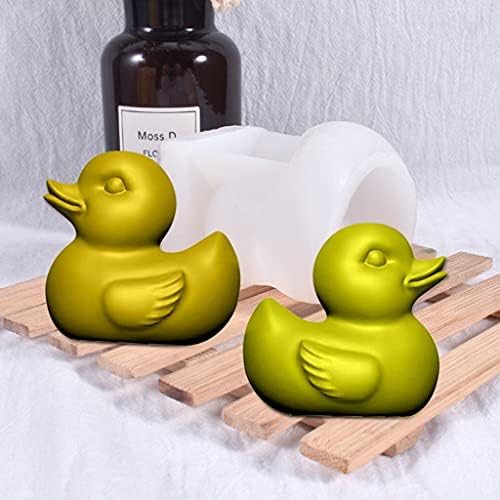 Meixiu 3d desenho animado pato pato epóxi resina molde aromaterapia gesso de gesso de silicone diy artesanato sabonete de vela fundição ferramenta de resina molde silicone para brincos