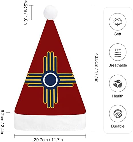 Zia Sun - Zia Pueblo - Novo México3 chapéu de natal chapéu de santa chapéus de Natal engraçados chapéus de festa para mulheres/homens