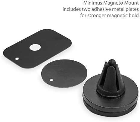 Montagem do carro Wiko Y61, BoxWave® [Minimus Magnetomount] Montagem de carro magnético, suporte de carro magnético para Wiko
