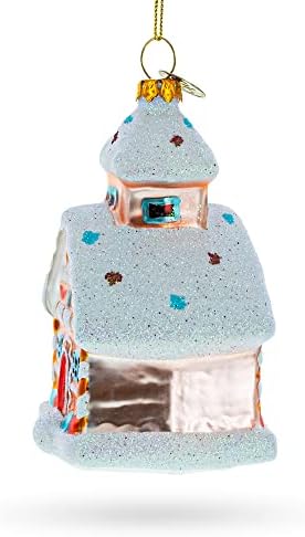 Candy Gingerbread House Glass Christmas