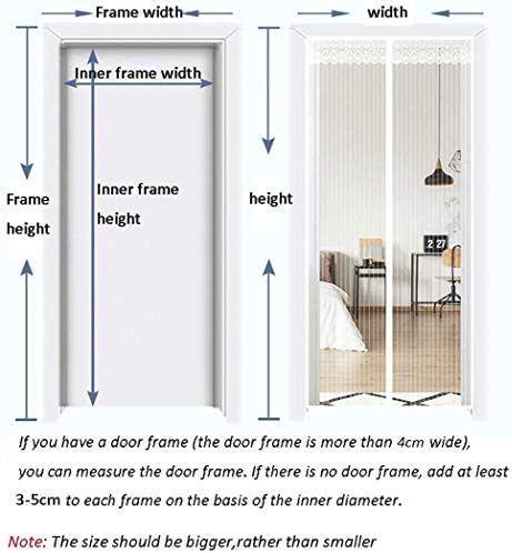 Porta de tela magnética da LAMZ, verifique se todos os insetos são mantidos em malha de fibra de vidro reforçada de fibra