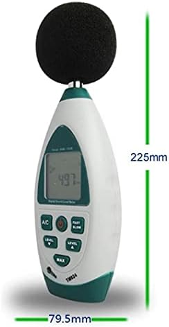 WDBBY Mini Precisão Faixa Digital de Precisão 30-130dB Volume de ruído do medidor de nível de som do medidor de medidor de medidor de medição de decibel