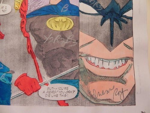 Batman Shadow of the Bat, Last Arkham Production Art assinou A. Roy com Coa Pg.34