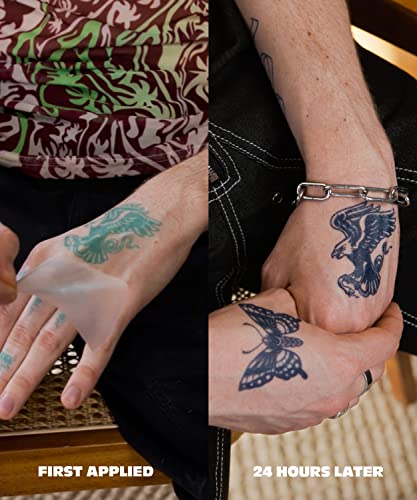 Tatuagens temporárias do Inkbox, tatuagem semi-permanente, uma tatuagem de temperatura resistente à água e fáceis e resistente