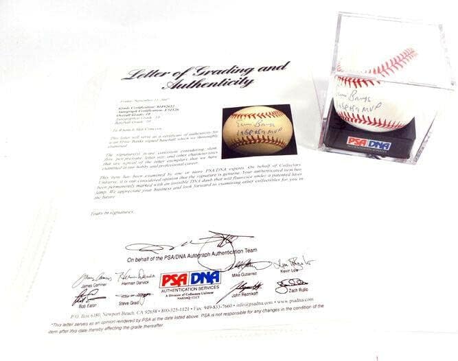 1958+1959 MVP Ernie Banks assinou beisebol com LOA e classificação PSA/DNA 10 - Baseballs autografados