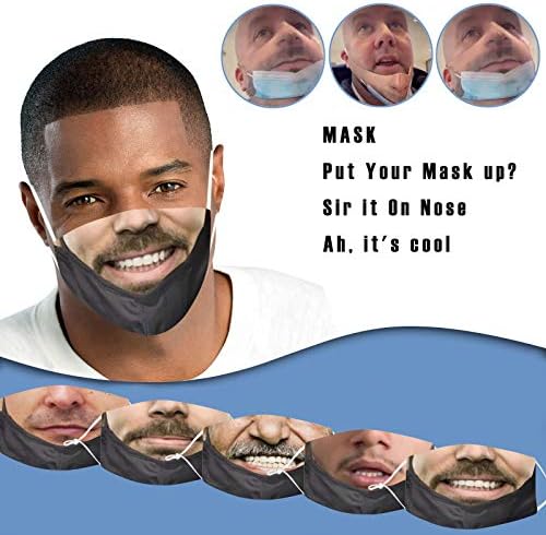 Adultos Bandit sem máscara Prank Prank Face Mask, Máscara de Covernização de Boca Fungiva puxou Plank Trick Plank Pattern