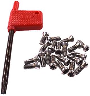 HGC 20pcs M3.5x10 parafusos Torx de aço de liga para substituir a ferramenta de torno CNC de inserção de carboneto