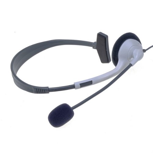 Fone de ouvido de bate -papo com microfone para videogames Xbox 360