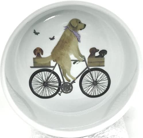 Projeto de produtos de papel - Fab Funky Pet Dog Bowl - 8 polegadas - pedalando filhotes por ppd