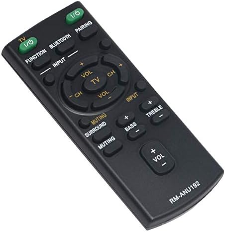 VINABTY Rm-anu192 Rm-anu191 Replaced Remote fit for Sony Sound Bar Ss-wct60 Sswct60 Ht-ct60 Sact60 Sa-ct60 Sa-ct60bt Sact60bt