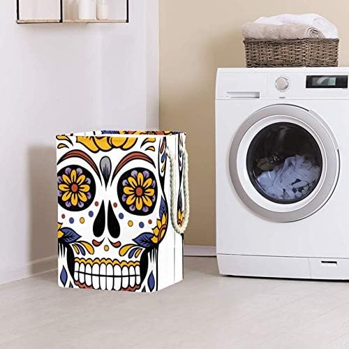 Unicey Floral Skull Laundry Horting Casket Cosce
