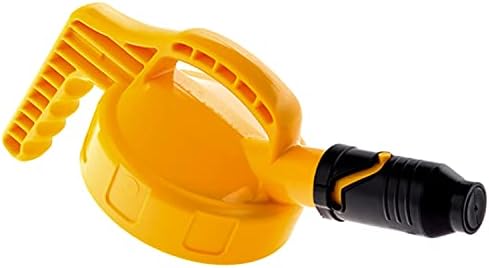 Sistemas de defesa fluida | Kit de tambor de petróleo de 10 litros com tampa de bico amarelo e tampa de utilidade vermelha