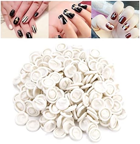 Topincn Berding de dedos, tamanho livre Natural Concentrado Latex Ultra-Manicure Beds para salão de unhas para ancião