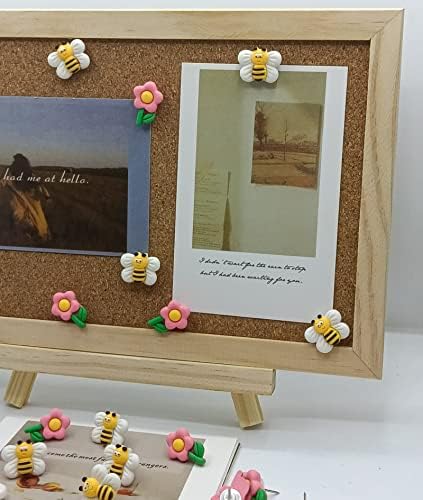AFAGARLY TACHS POLO, 20 peças empurram pinos para o quadro de avisos desenho criativo PIN PIN fofo Resina de flor de flor