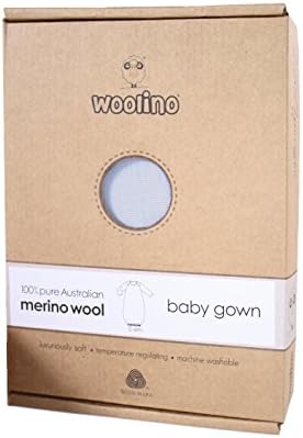 Vestido infantil Woolino, lã merino superfina, para bebês de 0 a 6 meses