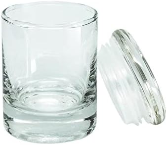 Califactory Skull Design Poptop Jar Glass Premium Jar Herb Storage Container
