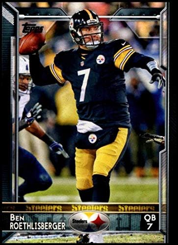 2015 Topps Football 130 Ben Roethlisberger Pittsburgh Steelers NFL NFL Trading Card