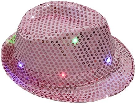 LENTA DE LIGHT DANCE UNISSISEX Fanche Party Flashing Colorful Up Hat Dress Caps de beisebol Vs Bandada da cabeça