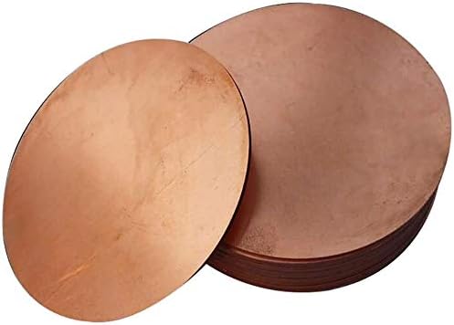 Placa de latão Haoktsb Placa de cobre pura Matérias -primas Matérias -primas de placa redonda Espessura da junta da folha de cobre