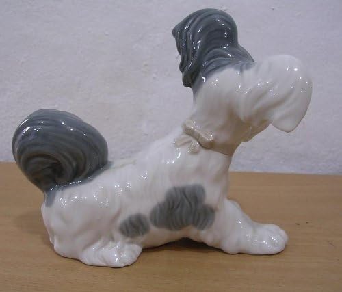 Lladro Skye Terrier Cão Porcera Feliz 4643