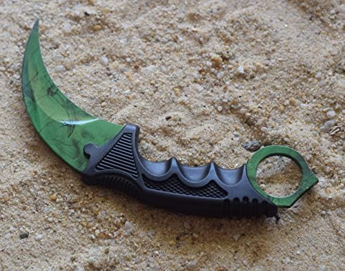 Milaloko Karambit Knife Treinador Nenhum treinador ofensivo de Karambit, aço inoxidável, treino de faca com bainha para