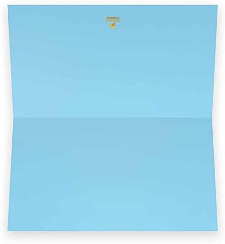 Cartões de lugar azul claro - estilo plano ou tenda - 10 ou 50 pacote - branco em branco frontal cor sólida coloração de borda