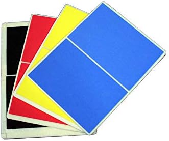 Ace Marcial Arts Supplable Board Retorizável Taekwondo, MMA, Karate Set, amarelo, azul, vermelho e preto