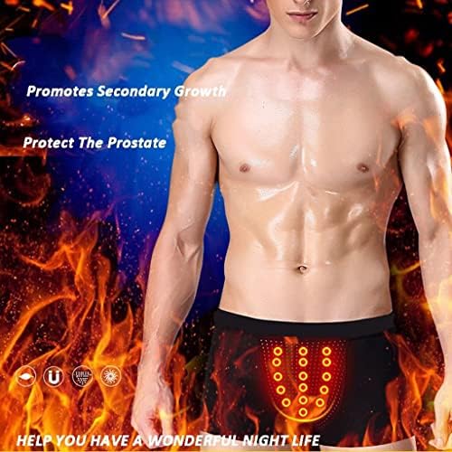 XSion 3/5-Packs Men's Oflement Underwear Terapia Magnetic Terapia Cuidados de saúde boxeadores Melhorando shorts de