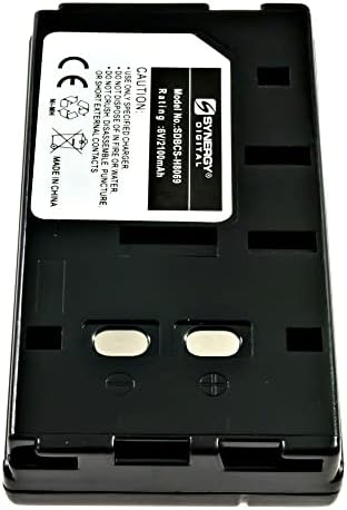 Bateria de câmera digital de sinergia, compatível com câmera de vídeo JVC GR-AX500, ultra alta capacidade, substituição da bateria