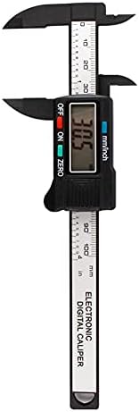 Pinça vernier plástico uoeidob ， 100 mm 4 polegadas 4 polegadas LCD Electronic Digital Vernier Medido de medição Micômetro