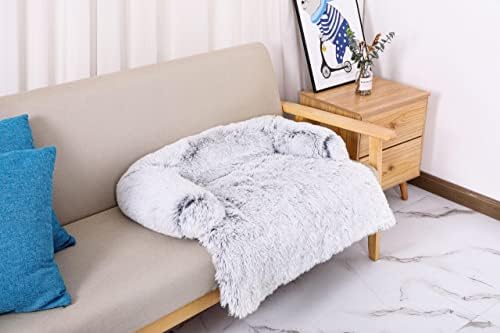 Cama de animais de estimação de pelúcia ， Hoyooyoo Dog Sofá de animais de estimação quente, almofada de cobertor espessa lavável