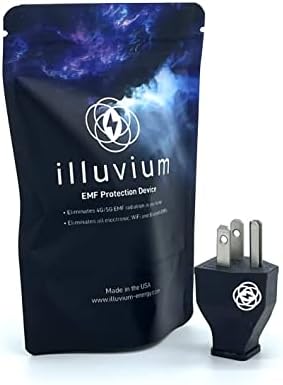 Plugue de proteção doméstica da Illuvium EMF para proteção de casa inteira para neutralizar frequências incoerentes prejudiciais