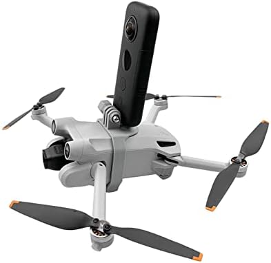 BLMIEDE Adaptador estendido Suporte de suporte de montagem Compitável com DJI Mini 3 Pro Drone 1/4 para Acessórios de Câmera de Ação