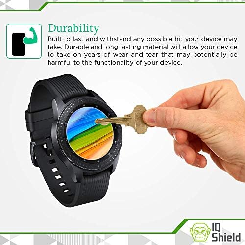 Protetor de tela fosco de escudo de QI compatível com Samsung Galaxy Watch Anti-Glare Anti-Bubble Film