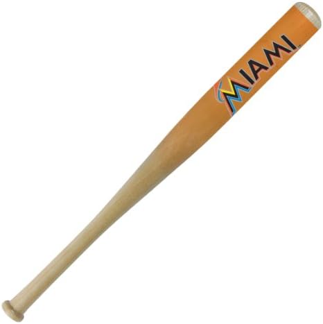 MLB Coopersburg Sports Sports de 34 polegadas de hardwood Team Bat With Wall Mount