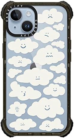 Casetify Ultra Impact iPhone 14 Caso [5x GRAVO MILITAR Testado / 11,5 pés Proteção de queda] - nuvens fofas de Eggsdoodz