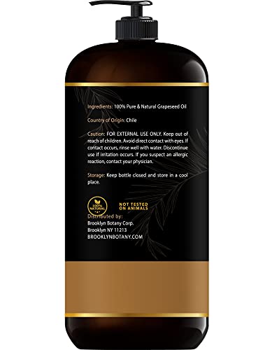 Brooklyn Botany Ugeseed Oil para pele, cabelo e rosto - óleo corporal puro e natural e óleo de cabelo - óleo transportador