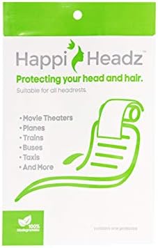 Protetor de viagem Happi Headz para apoio de cabeça e tampa do assento. Use -o em aviões, teatros, ônibus, trens,