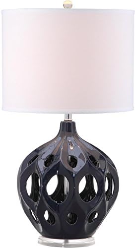 Coleção de iluminação safavieh Regina Modern Farmhouse Cerâmica laranja Cerâmica de 29 polegadas Sala de estar de estar para casa mesa