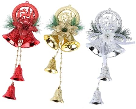 Ganazono Christmas Bell String Pinging Adornos para de natividade ornamentos decoração de mão pendurada decorações de