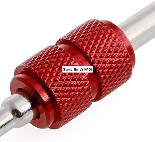 Chave de fenda Cabeça dupla Válvula vermelha Removedor de núcleo de núcleo/Caminhão Reparação de pneu Instale/remover ferramenta