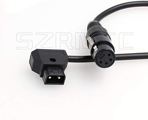SZRMCC XLR 4 pinos para cabo de alimentação D-TAP para DSLR CAMcorder Practilite 602 LED LED para Sony F55 SXS Monitor de câmera