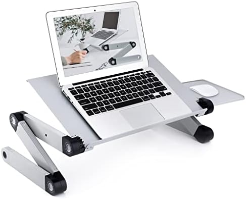 ZCMEB Ajuste a mesa de mesa de laptop de alumínio ajustável.