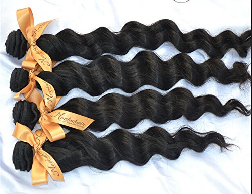 Extensão de cabelo ondulada da moda Virgin Virgin Remy Pacotes de cabelo humano tecerem 3pcs/lote 300 gramas cor natural 16 18 20 Grace