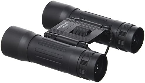 Binocular 10x25 Cadete ao ar livre camping viagens dobráveis ​​com bolsa de transporte preto