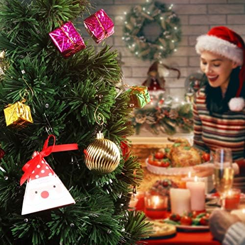 Toyvian 160pcs Ornamento de Natal ganchos, árvore de natal metal S gancho S para pendurar presente na árvore de Natal, decoração de