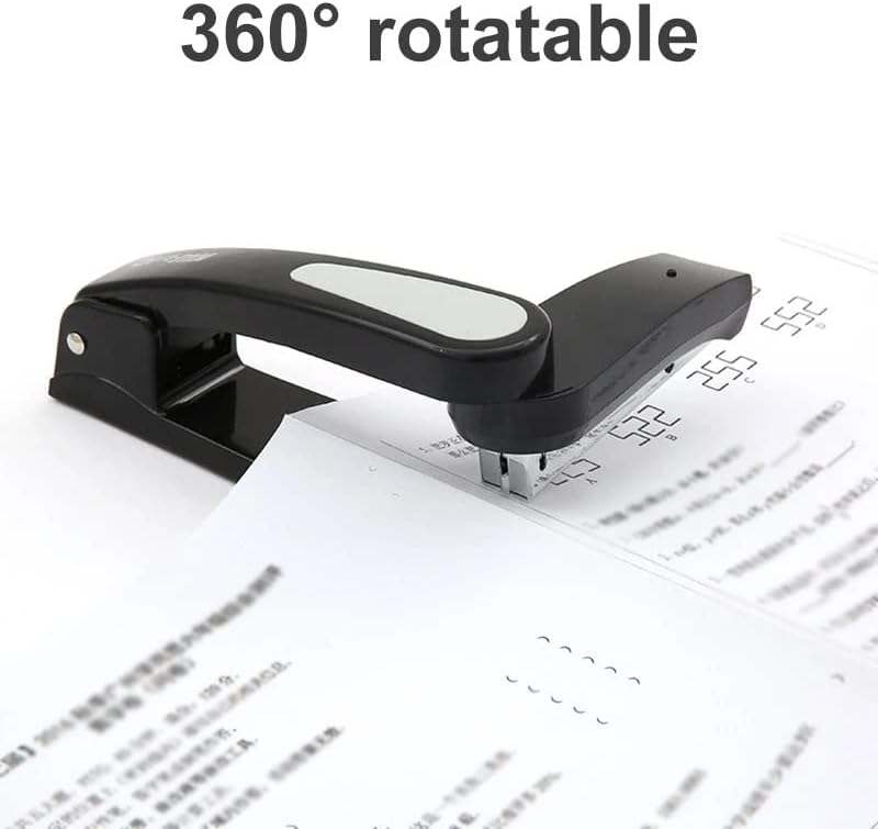 Grampeador rotativo pdgjg 20 páginas de 360 ​​graus de rotação durável para a máquina de encadernação de livros de 26/6/6 de 26