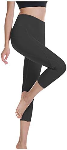 Lcepcy WATUMY DUCK LEGGINGS PARA MULHERES COM POCKETO DE POLO, PALHAS DE YOGA DE GYM