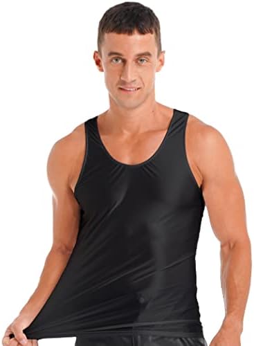 Yihuimin masculina com tanques-back-back tampa do tanque muscular Treino de ginástica muscular, executando camisas atléticas para