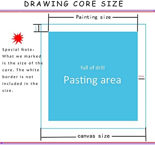 Kits de pintura de diamante para adultos, flores de diamante artes de diamante Iniciante Diy 5D Paint by Numbers, Diamante de diamante